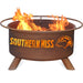 Southern Mississippi F238 Steel Fire Pit by Patina Products with white background.