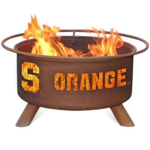 Syracuse Steel F125 Fire Pit by Patina Products with white background.