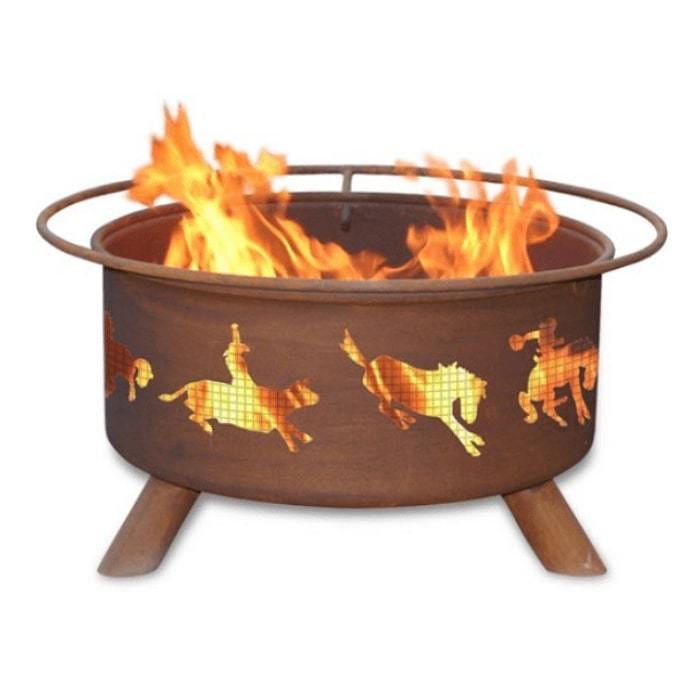 Western Steel Fire Pit by Patina Products