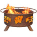 Wisconsin F217 Steel Fire Pit by Patina Products with white background.