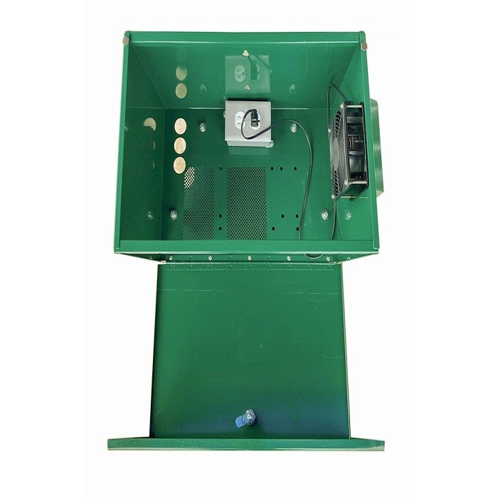 Scott Aerator Weatherproof Compressor Cabinet With Fan & Ground Base